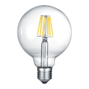 Meleg fehér LED-szálas izzó E27, 7 W Globe – Trio kép