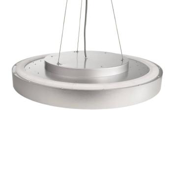 Menkar LED lógó világítás, ezüst színű, Ø 80 cm, CCT, fel/le, fel/le kép