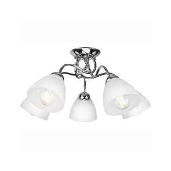 Mennyezeti csillár 5xE27/60W/230V fényes króm LM 5.150/CHROM kép
