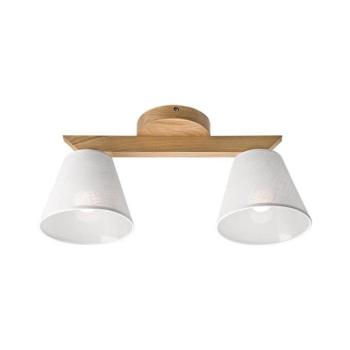 Mennyezeti csillár ANTONIO 2xE14/40W/230V tölgy LM-2.128/dąb/biały kép