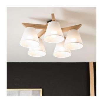 Mennyezeti csillár ANTONIO 5xE14/40W/230V tölgy LM-5.128/dąb/biały kép