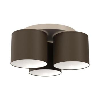 Mennyezeti lámpa ARDEN 3xE27/15W/230V átm. 30 cm bézs/barna 4665 kép