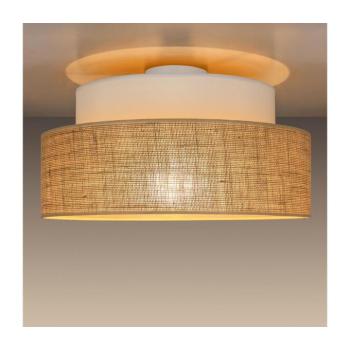 Mennyezeti lámpa BOHO 1xE27/60W/230V átm. 40 cm fehér/bézs 0127 kép