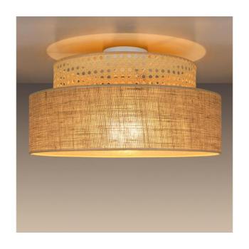Mennyezeti lámpa BOHO 1xE27/60W/230V átm. 40 cm rattan 0125 kép