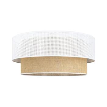 Mennyezeti lámpa BORHO 1xE27/60W/230V átmérő 50 cm fehér/juta 0377 kép