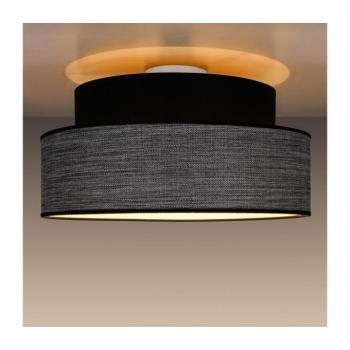 Mennyezeti lámpa GRACE 1xE27/60W/230V átm. 40 cm fekete/szürke 0581 kép