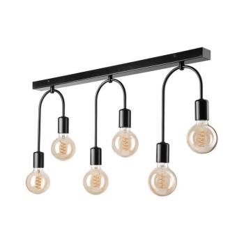 Mennyezeti lámpa JANO 6xE27/15W/230V fekete LM - 6.216 kép