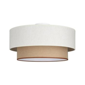 Mennyezeti lámpa NATIA 1xE27/60W/230V átm. 45 cm fehér/barna H0235 kép