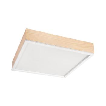 Mennyezeti lámpa NATURAL SQUARE 4xE27/15W/230V 48x48 cm fenyő/fehér LD-PD-9.6/SOSNA/BIAŁY kép
