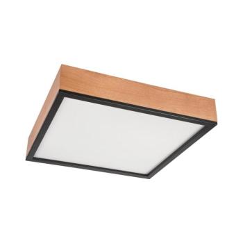 Mennyezeti lámpa OAK SQUARE 4xE27/15W/230V 48x48 cm tölgy/fekete LD-PD-9.6/DĄB/CZARNY kép