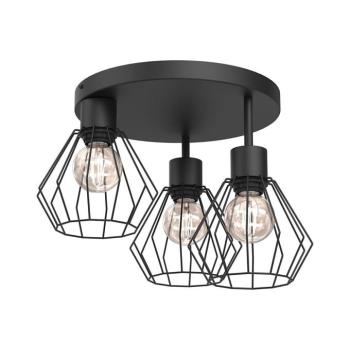 Mennyezeti lámpa PARKLA 3xE27/15W/230V fekete 9852 kép
