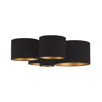 - Mennyezeti lámpa ROLLER PENTO 5xE27/60W/230V fekete/arany 600422 kép