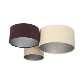 Mennyezeti lámpa SPACE 3xE27/60W/230V krém/barna/bézs 080-02-033 kép