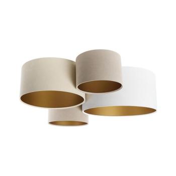 Mennyezeti lámpa SPACE 4xE27/60W/230V bézs/fehér/arany 084-01-034 kép
