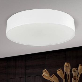 mennyezeti lámpa Ufo vászon ernyővel, fehér kép