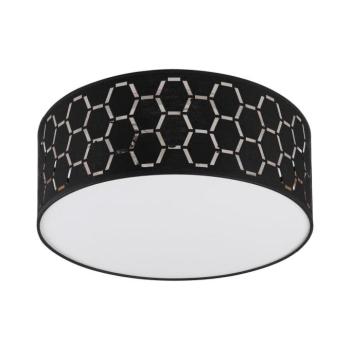Mennyezeti lámpa ULLE 1xE27/15W/230V átm. 35 cm fekete LM-1.325/CZARNY/ZŁOTY kép