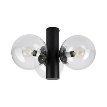 Mennyezeti lámpatest SFERIO 3xE14/5W/230V fekete/átlátszó LM-3.298/CZARNY/TRANSPARENT kép
