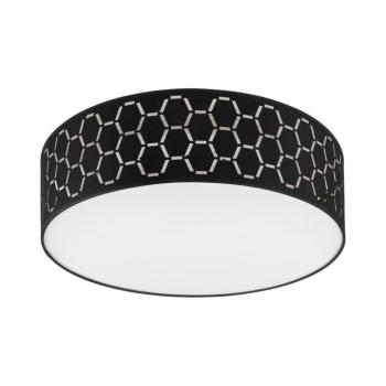 Mennyezeti lámpatest ULLE 2xE27/15W/230V átm. 45 cm fekete LM-2.325/CZARNY/ZŁOTY kép