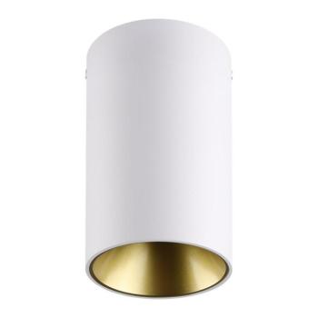 Mennyezeti spot lámpatest FINO-R GU10 Φ80x140mm fehér + arany reflektor 2026910 VITO kép