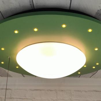 Mennyezeti világítás Starlight csillagos ég, zöld kép