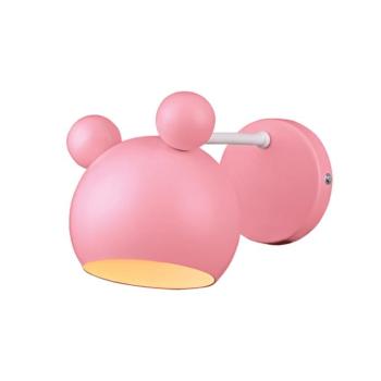 MICKEY FALI LÁMPA 1XE27 RÓZSASZÍN kép