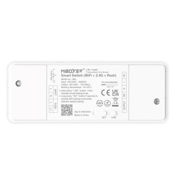 MiLight Smart 230V-os WiFi-s és rádiófrekvenciás vezérlő, PUSH kapcsoló kompatibilis - SWL kép