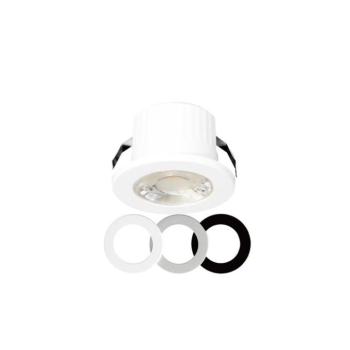 Mini LED spot lámpa hármas 4W 3xCCT (3000K/4200K/6500K) 270lm 38° Φ35mm-es kivágás fehér 2027680 VITO kép