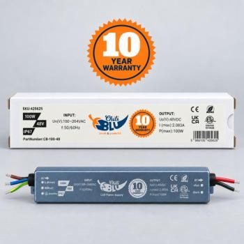 Mini LED tápegység, slim, 100 Watt, 48 Volt, 2,083 A, IP67, 10 év garancia, ChiliBlu kép