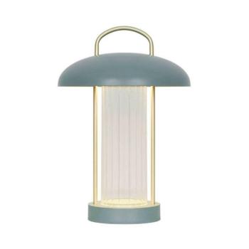 Mirano LED tölthető asztali világítás, magasság 29 cm, porzöld, fém kép