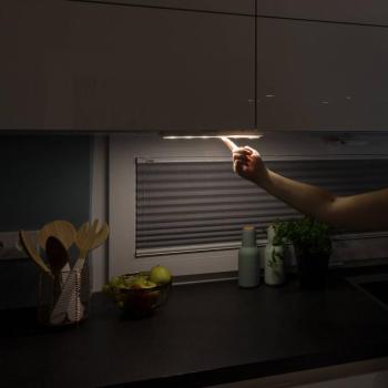 Mobina Push 10 LED-es, újratölthető bútorlámpa, fehér, 9,7 cm hosszú kép