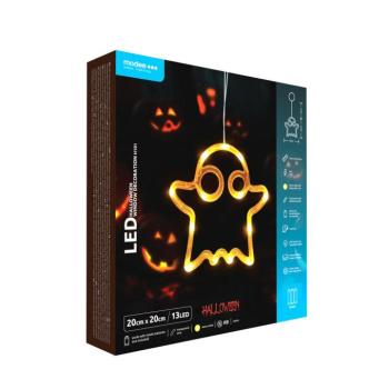 Modee Halloween LED dekoráció Ablakra Elemes H101 (13LED H20x20mm), 3000K, meleg fehér, IP20 kép