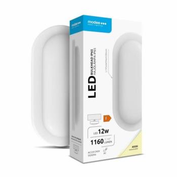 Modee LED Hajólámpa Ovál 12W 4000K (195x94x38mm) IP65 (1160 lumen) fehér kép