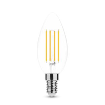 Modee LED Izzó Filament Gyertya C35 7W E14 360° 4000K (806 lumen) dimm. ERP kép