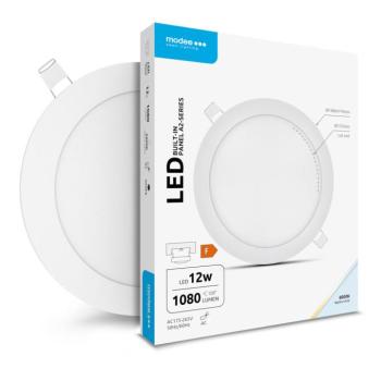 Modee LED Panel Kerek - Beépíthető A2-series 12W 6000K (1080lm), 120°, CRI>80, 4000K, természetes fehér, IP20 kép
