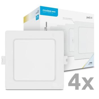 Modee LED Panel Négyzet - Beépíthető P-series 6W 6000K (660lm), 120°, CRI>80, hideg fehér, IP20 kép