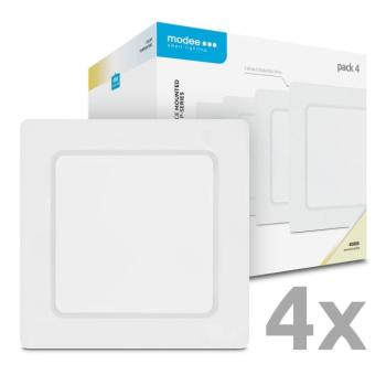 Modee LED Panel Négyzet - Felszerelhető P-series 6W 4000K (660lm), 120°, CRI>80, természetes fehér, IP20 kép