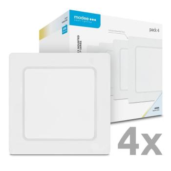 Modee LED Panel Négyzet - Felszerelhető P-series 6W 6000K (660lm), 120°, CRI>80, hideg fehér, IP20 kép