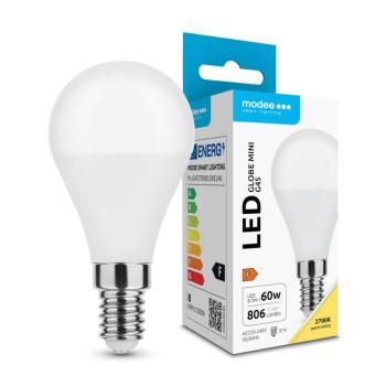 Modee Lighting LED Izzó Globe Mini G45 8,5W E14 200° 2700K (806lm), CRI>80, meleg fehér, IP20 kép