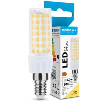 Modee Lighting LED Izzó Special Ceramic 6W E14 360° 2700K (600lm), CRI>80, meleg fehér kép