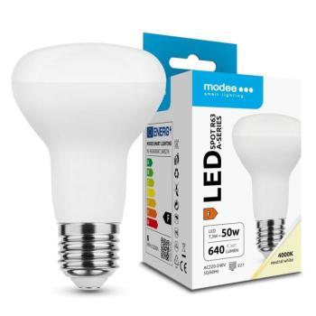 Modee Lighting LED Izzó Spot R63 7,3W E27 110° 4000K (640 lumen) A-series ERP kép