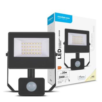 Modee Lighting LED Reflektor A3-series érzékelővel 20W 120° 4000K (2000lm), CRI>80, természetes fehér, IP54 kép