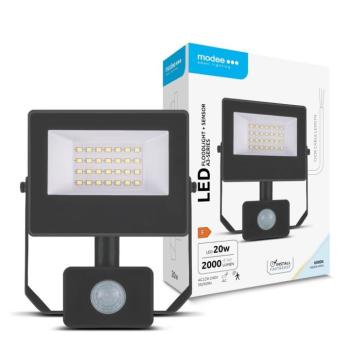 Modee Lighting LED Reflektor A3-series érzékelővel 20W 120° 6000K (2000lm), CRI>80, hideg fehér, IP54 kép