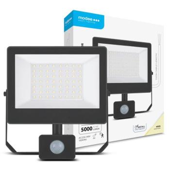 Modee Lighting LED Reflektor A3-series érzékelővel 50W 120° 4000K (5000lm), CRI>80, természetes fehér, IP54 kép