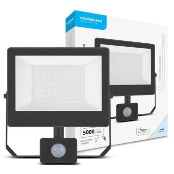 Modee Lighting LED Reflektor A3-series érzékelővel 50W 120° 6000K (5000lm), CRI>80, hideg fehér, IP54 kép