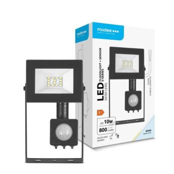 Modee Lighting LED Reflektor E-series érzékelővel 10W 120° 6000K (800lm), CRI>80, hideg fehér, IP54 kép
