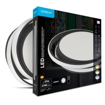 Modee Mennyezeti LED Lámpa CLC1 55W 3CCT 515x475x67mm távirányítóval (2700lm), 120°, CRI>80, IP20 kép