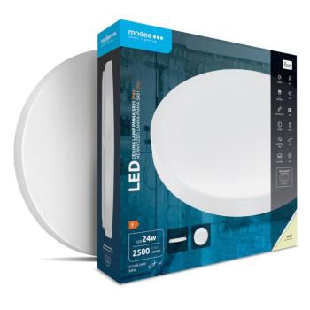 Modee Mennyezeti LED Lámpa IP44 24W 4000K Ø325x72mm PMMA (2500lm), 120°, CRI>80, természetes fehér kép