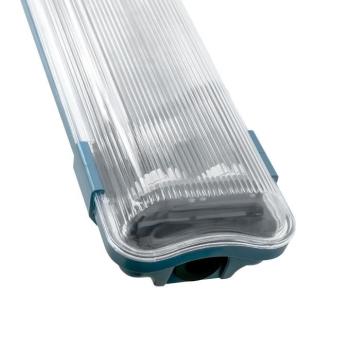 Modee Por-és Páramentes Armatúra 600mm Üres 2xT8 (666x96x58mm), IP54 kép