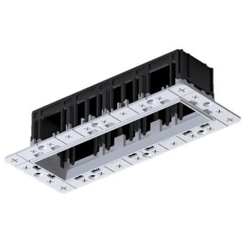MODENA 4 MODULE RECESSED BOX WITHOUT FRAME kép