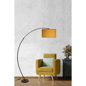 Modern állítható állólámpa, sárga fém ház, 185 cm magas, E27 foglalat, max 40W | Stílusos és funkcionális világítás otthoni és irodai használatra kép